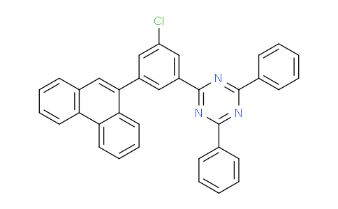 CC13118 | 1268251-22-4 | 2-(3-氯-5-(9-菲)苯基)-4,6-二苯基-1,3,5三嗪