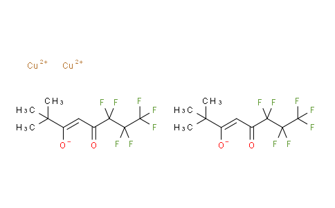CN12649 | 80289-21-0 | Bis(6,6,7,7,8,8,8-heptafluoro-2,2-dimethyl-3,5-octanedionate)copper(II), Cu(FOD)2
