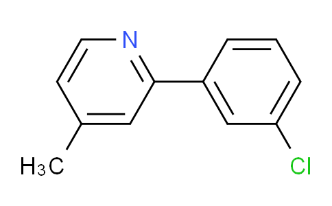 CN13237 | 882526-18-3 | 2-(3-氯苯基)-4-甲基吡啶
