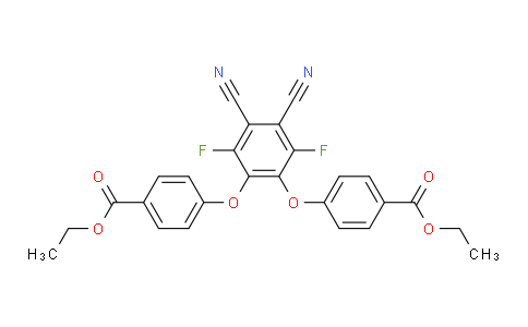 CN13406 | 147839-15-4 | diethyl 4,4'-((4,5-dicyano-3,6-difluoro-1,2-phenylene)bis(oxy))dibenzoate