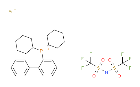 CS12473 | 1016161-75-3 | (2-Dicyclohexylphosphinobiphenyl)gold(I) bis(trifluoromethanesulfonyl)imide