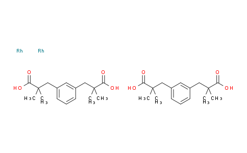 CS12647 | 819050-89-0 | 双[(α,α,α′,α′-四甲基-1,3-苯二丙酸)铑]丙酮络合物