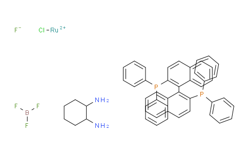 CS12687 | 1150112-42-7 | Chlororuthenium(2+);cyclohexane-1,2-diamine;[1-(2-diphenylphosphanylnaphthalen-1-yl)naphthalen-2-yl]-diphenylphosphane;trifluoroborane;fluoride