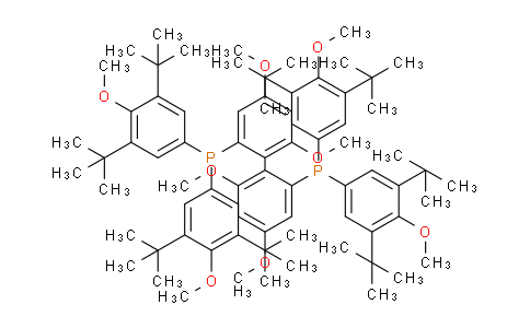 CT11994 | 1365531-99-2 | 1,1'-[(1S)-4,4'，6,6'-四甲氧基[1,1'-联苯] -2,2'-二基]双[1,1-双[3,5-bis(1,1-二甲基乙基)-4-甲氧基苯基]膦，(S)-DTBM-Garphos