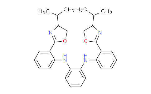 CT12318 | 1448522-46-0 | N1,N2-bis({2-[(4S)-4-(propan-2-yl)-4,5-dihydro-1,3-oxazol-2-yl]phenyl})benzene-1,2-diamine