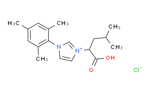 CY12301 | 1798786-48-7 | 1-(2,4,6-三甲基苯基)-3-[(2S)-4-甲基戊酸]咪唑鎓氯化物