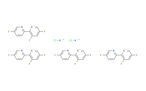 CY12476 | 849723-04-2 | 二μ-氯四[3,5-二氟-2-(5-氟-2-吡啶基-κN)苯基-κC]二铱，[Ir[dF(F)ppy]2Cl]2