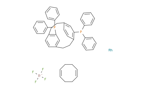 CY12573 | 849950-56-7 | (R)-4,12-Bis(diphenylphosphino)-(2.2)-paracyclophane rhodium-(I)-h4-(1,5-cyclooctadiene) tetrafluoroborate