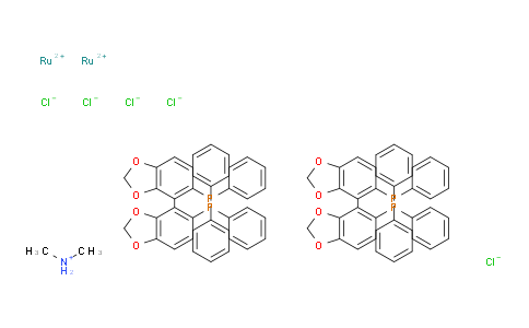 CY12624 | 346457-41-8 | 二甲基胺二氯三(μ-氯)二[(R)-(+)-5,5'-二(二苯基膦基)-4,4'-联-1,3-苯并二噁唑]二钌酸盐(II)