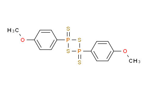 D11C19 | 19172-47-5 | 2,4-Bis(4-methoxyphenyl)-1,3-dithia-2,4-diphosphetane-2,4-disulfide; p-Methoxyphenylthionophosphine sulfide dimer; Lawesson's Reagent;