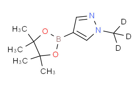 D1A161 | 1022151-50-3 | 1-(甲基-D3)-4-(4,4,5,5-四甲基-1,3,2-二氧硼杂环戊烷-2-基)-1H-吡唑