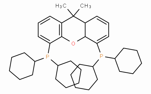 4,5-Bis(dicyclohexylphosphino)-9,10a-dihydro- 9,9-dimethyl-8aH-xanthene