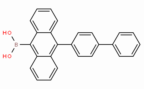B-(10-[1,1'-Biphenyl]-4-yl-9-anthracenyl)boronic acid,(10-[1,1'-Biphenyl]-4-yl-9-anthracenyl)boronic acid