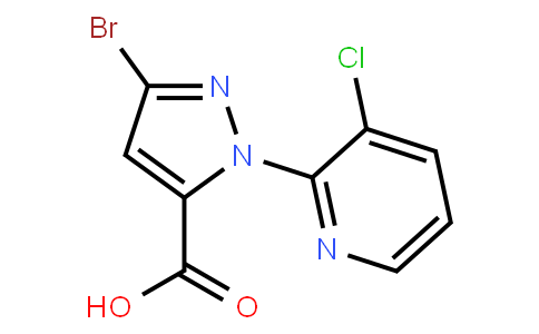 3-BroMo-1-(3-chloropyridin-2-yl)-1H-pyrazole-5-carboxylic acid
