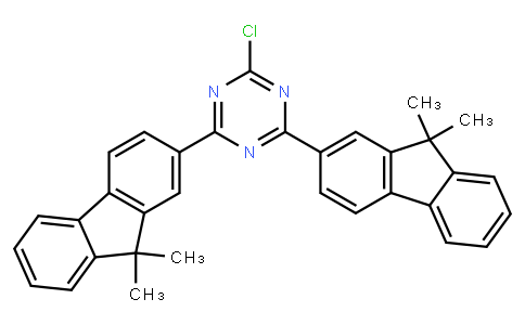2-chloro-4,6-bis(9,9-dimethyl-9H-fluoren-2yl)-1,3,5-Triazine