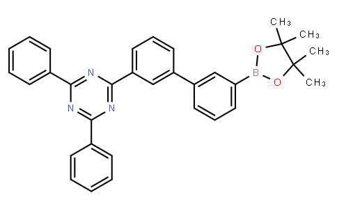 OL10228 | 1802232-96-7 | 2,4-二苯基-6-[3-联苯基-3-(4,4,5,5-四甲基-1,3,2-二氧杂环戊硼烷-2-基)]-1,3,5-三嗪