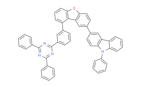 3-[9-[3-(4,6-Diphenyl-1,3,5-triazin-2-yl)phenyl]dibenzofuran-2-yl]-9-phenylcarbazole