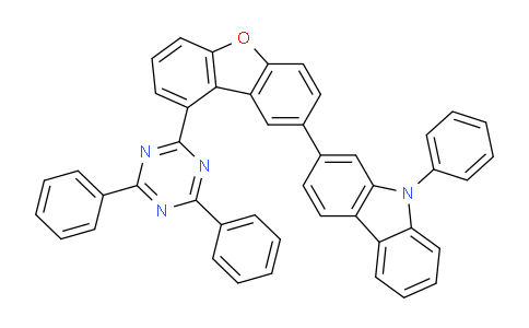 9H-Carbazole, 2-[9-(4,6-diphenyl-1,3,5-triazin-2-yl)-2-dibenzofuranyl]-9-phenyl-