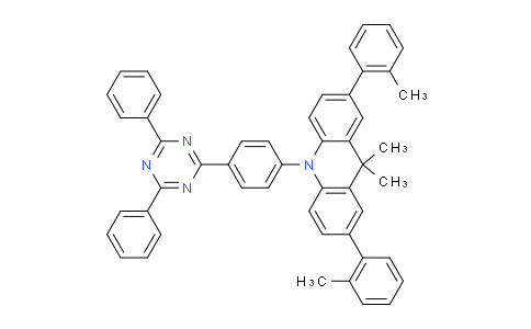 10-(4-(4,6-Diphenyl-1,3,5-triazin-2-yl)phenyl)-9,9-dimethyl-2,7-di-o-tolyl-9,10-dihydroacridine