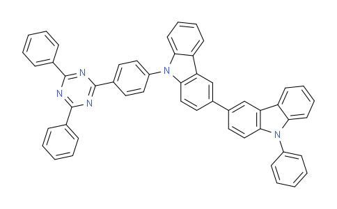 9-(4-(4,6-Diphenyl-1,3,5-triazin-2-yl)phenyl)-9'-phenyl-9H,9'H-3,3'-bicarbazole