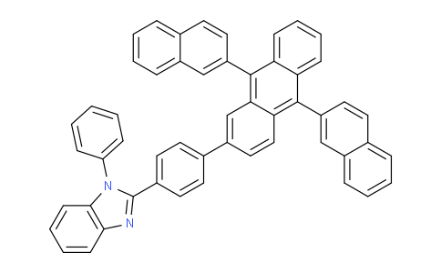 2-(4-(9,10-Di(naphthalen-2-yl)anthracen-2-yl)phenyl)-1-phenyl-1H-benzo[d]imidazole