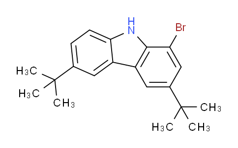 OL10370 | 1357359-52-4 | 9H-Carbazole, 1-bromo-3,6-bis(1,1-dimethylethyl)-