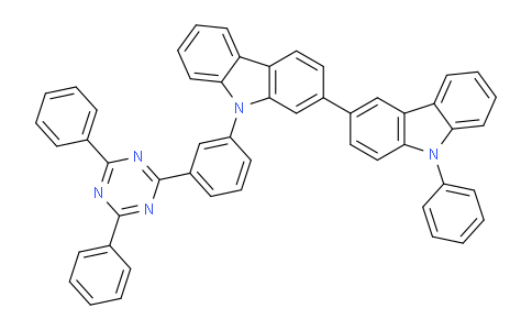 OL10395 | 1345202-08-5 | 3-[9-[3-(4,6-diphenyl-1,3,5-triazin-2-yl)phenyl]-2-carbazolyl]-9-phenylcarbazole