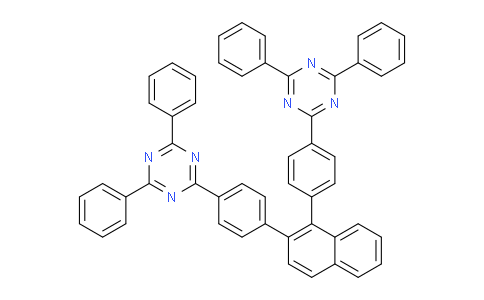 1,3,5-Triazine, 2,2'-(1,2-naphthalenediyldi-4,1-phenylene)bis[4,6-diphenyl-