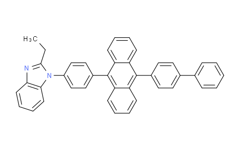 OL10423 | 1254961-38-0 | 1H-Benzimidazole, 1-[4-(10-[1,1'-biphenyl]-4-yl-9-anthracenyl)phenyl]-2-ethyl-