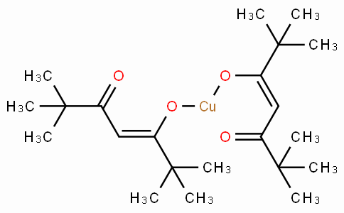 Bis(2,2,6,6-tetramethyl-3,5-heptanedionato)copper(II),  Cu(TMHD)2