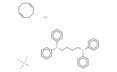 SC10108 | 79255-71-3 | 1,4-Bis(diphenylphosphino)butane(1,5-cyclooctadiene)rhodium(I) tetrafluoroborate, dichloromethane adduct