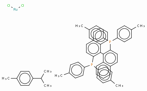 SC10123 | 228120-95-4 | Chloro[(S)-(-)-2,2'-bis(di-p-tolylphosphino)-1,1'-binaphthyl](p-cymene)ruthenium(II) chloride,  [RuCl(p-cymene)((S)-tolbinap)]Cl