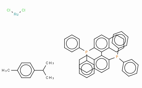 SC10137 | 944451-26-7 | Chloro[(R)-(+)-2,2'-bis(diphenylphosphino)-5,5',6,6',7,7',8,8'-octahydro-1,1'-binaphthyl](p-cymene)ruthenium(II) chloride,  [RuCl(p-cymene)((R)-H8-binap)]Cl