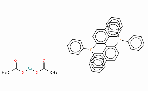 SC10141 | 325146-81-4 | Diacetato[(R)-(+)-2,2'-bis(diphenylphosphino)-1,1'-binaphthyl]ruthenium(II),  Ru(OAc)2[(R)-binap]