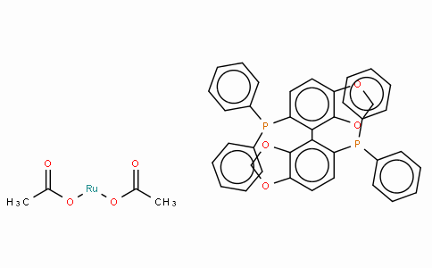 SC10155 | 944450-48-0 | Diacetato[(R)-(+)-5,5'-bis(diphenylphosphino)-4,4'-bi-1,3-benzodioxole]ruthenium(II),  Ru(OAc)2[(R)-segphos]