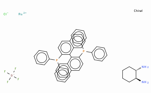 Chloro[(S)-2,2'-bis(diphenylphosphino)-1,1'-binaphthyl][(1S,2S)-cyclohexane-1,2-diamine]ruthenium(II) tetrafluoroborate