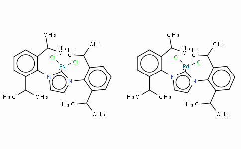 Dichloro(di-μ-chloro)bis[1,3-bis(2,6-di-i-propylphenyl)imidazol-2-ylidene]dipalladium(II)