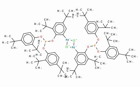 SC10540 | 217189-40-7 | 2-[Bis(2,4-di-tert-butyl-phenoxy)phosphinooxy]-3,5-di(tert-butyl)phenyl-palladium(II) chloride dimer