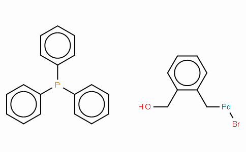 SC10553 | 849417-33-0 | Bromo[(2-(hydroxy-κO)methyl)phenylmethyl-κC](triphenylphosphine)palladium(II)