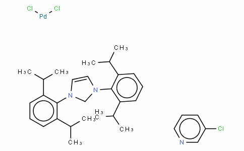 [1,3-Bis(2,6-Diisopropylphenyl)imidazol-2-ylidene](3-chloropyridyl)palladium(II) dichloride