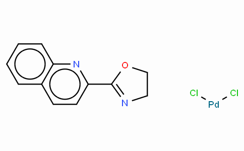 Dichloro[2-(4,5-dihydro-2-oxazolyl)quinoline]palladium(II)