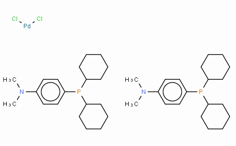 Bis[(dicyclohexyl)(4-dimethylaminophenyl)phosphine] palladium(II) chloride,  (A-caPhos)2PdCl2