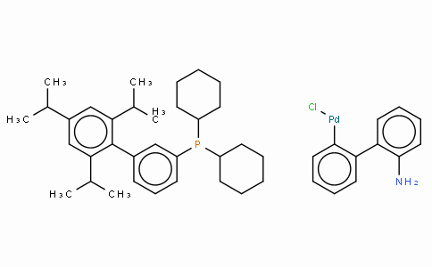 SC10595 | 1310584-14-5 | Chloro(2-dicyclohexylphosphino-2',4',6'-tri-i-propyl-1,1'-biphenyl)(2'-amino-1,1'-biphenyl-2-yl) palladium(II), min.