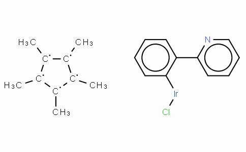 Chloro(pentamethylcyclopentadienyl)[(2-pyridinyl-kN)phenyl-kC]iridum(III)