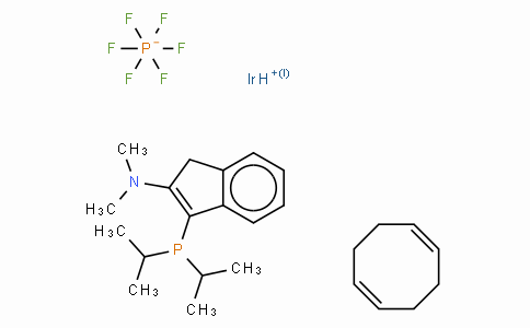 SC10660 | 870077-94-4 | 3-Di-i-propylphosphino-2-(N,N-dimethylamino)-1H-indene(1,5-cyclooctadiene)iridium(I) hexafluorophosphate