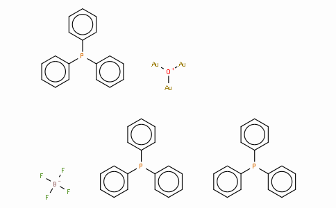Tris[triphenylphosphinegold(I)]oxonium tetrafluoroborate