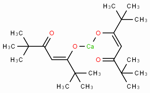 Bis(2,2,6,6-tetramethyl-3,5-heptanedionato)calcium,  Ca(TMHD)2