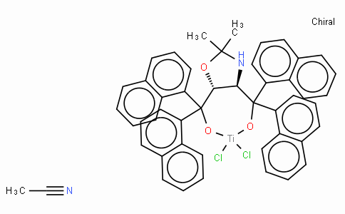 (4R,5R)-(-)-2,2-Dimethyl-α,α,α',α'-tetra(1-naphthyl)-1,3-dioxolane-4,5-dimethanolatotitanium(IV) dichloride acetonitrile adduct