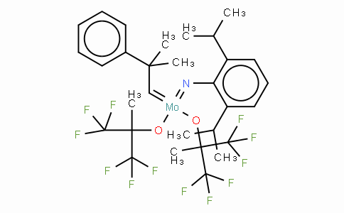 2,6-Diisopropylphenylimidoneophylidene molybdenum(VI) bis(hexafluoro-t-butoxide)  SCHROCK'S CATALYST