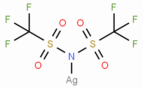 Silver bis(trifluoromethanesulfonyl)imide acetonitrile adduct